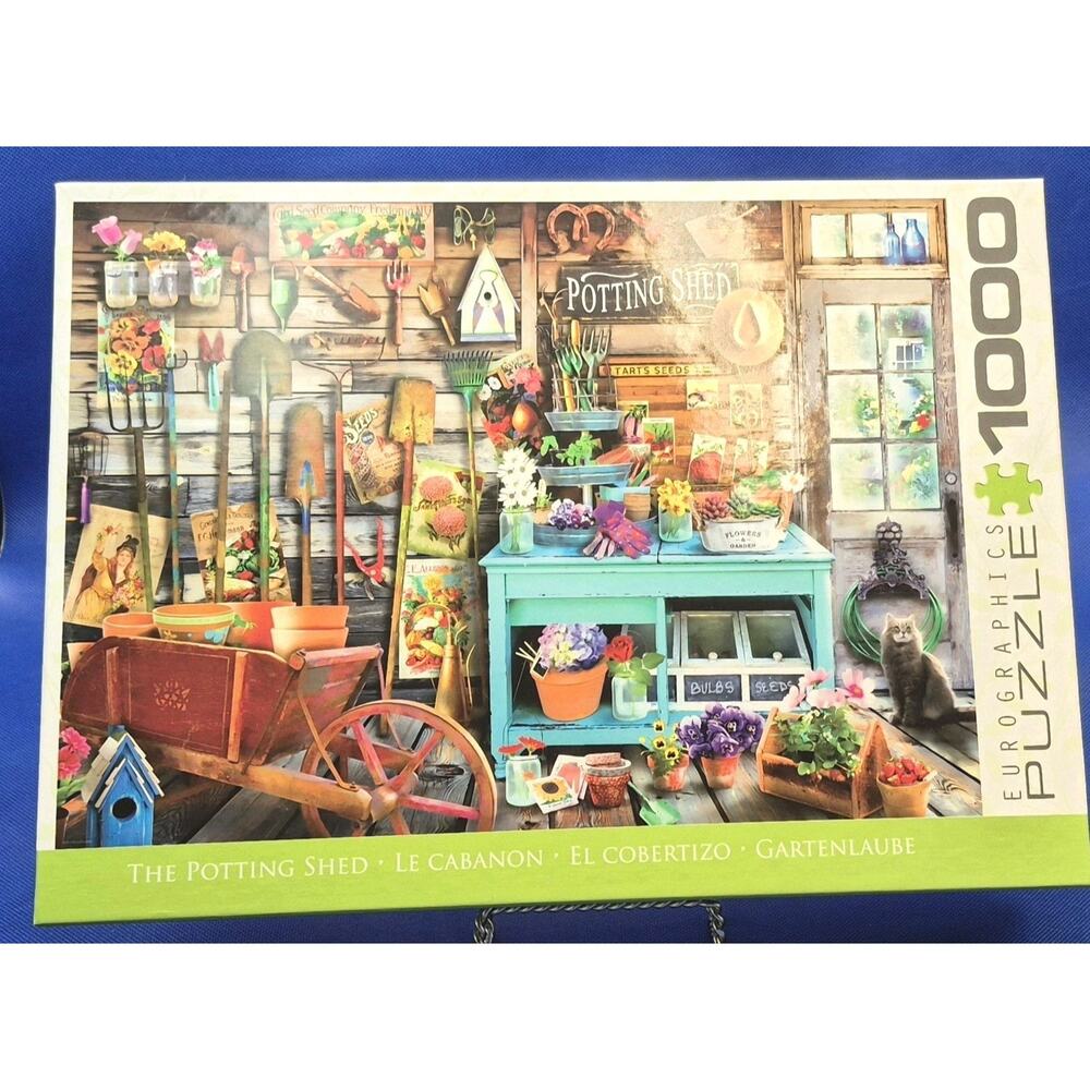 The Potting Shed 1000-Piece Puzzle 27x20" Eurographics COMPLETE